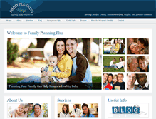Tablet Screenshot of familyplanningplus.org